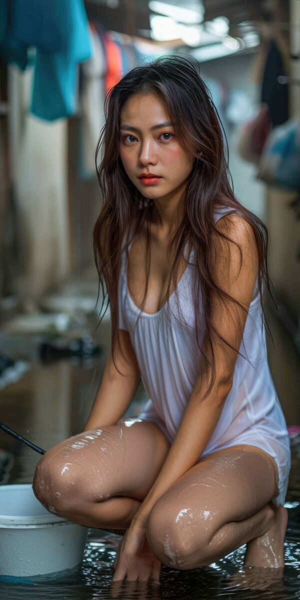 フィリピン路地裏の美女写真集 東南アジア美人AIポートレート