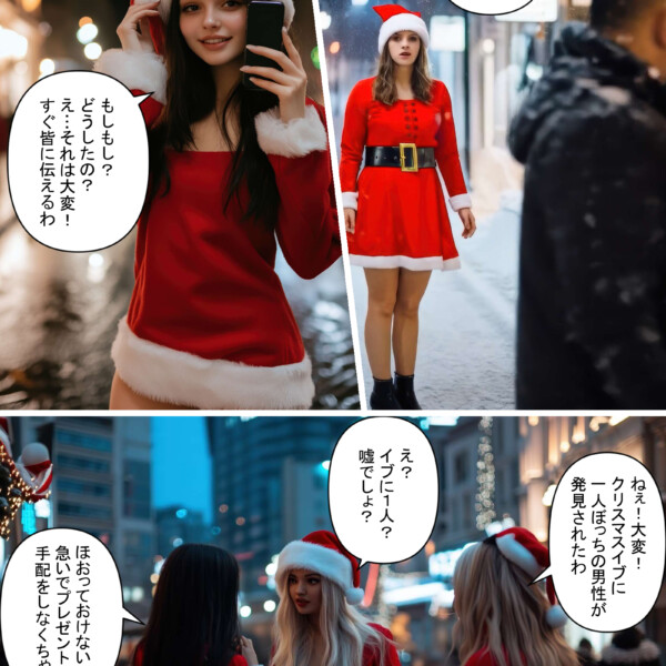 クリスマスAI漫画