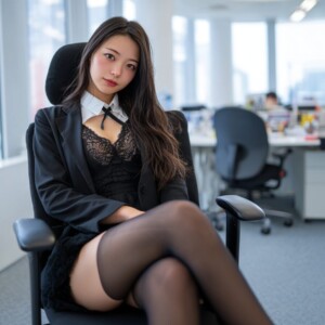 脚フェチに響くOL画像