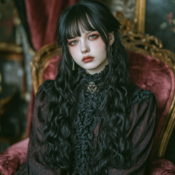 【改訂版】AI美女のゴスロリファッション写真集
