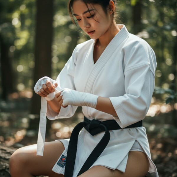 山の美しすぎる女空手家-山城雅