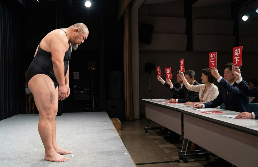 モデルオーディションに落選した男性