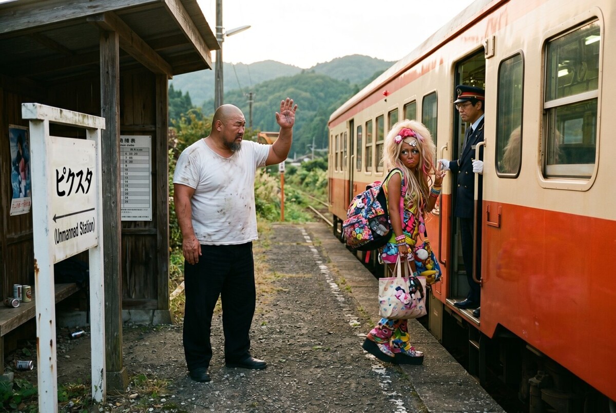 ヤマンバギャルとの別れのシーン