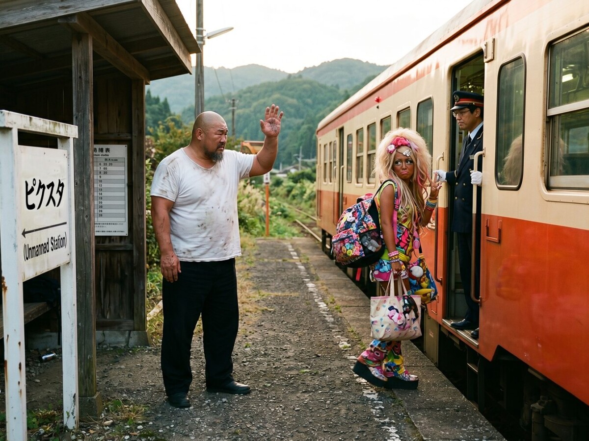 ヤマンバギャルとの別れのシーン